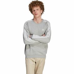 Свитшот спортивный adidas Adicolor Classics 3-Stripes Crew, размер L INT, , серый