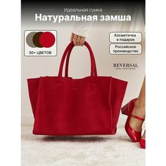 Сумка шоппер Reversal, фактура матовая, красный