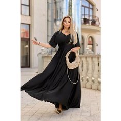 Платье Mega-Moda Вечерняя коллекция больших размеров, размер 52, черный