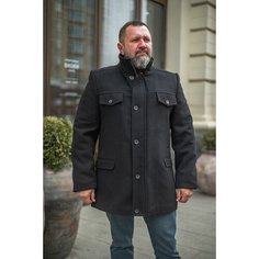 Пальто, размер 56, черный Favour