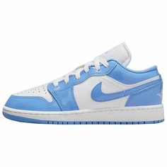 Кроссовки NIKE, размер 6US, синий, голубой, белый