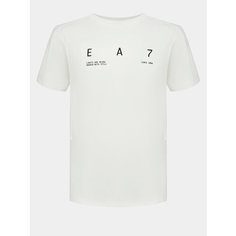 Футболка EA7 EMPORIO ARMANI, размер XL, молочный
