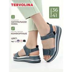 Босоножки TERVOLINA, размер 36, синий