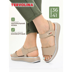 Босоножки TERVOLINA, размер 37, бежевый