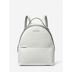 Сумка-рюкзак MICHAEL KORS, фактура зернистая, Silver