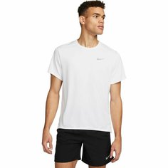 Футболка спортивная NIKE DF UV MILER SS TEE, размер L, белый