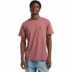 Футболка Lee Men Pocket Tee, размер XXL, рoзовый