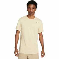 Футболка спортивная NIKE DF TEE, размер S, зеленый/черный