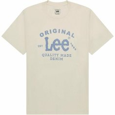 Футболка Lee Men Big Logo Tee, размер S, белый