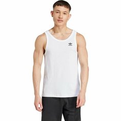 Майка спортивная adidas Trefoil Essentials Tank Top, размер S INT, белый