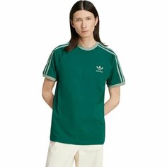 Футболка спортивная adidas 3-Stripes Tee, размер M INT, зелёный