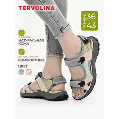 Сандалии TERVOLINA, размер 36, серый