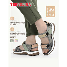 Сандалии TERVOLINA, размер 41, бежевый