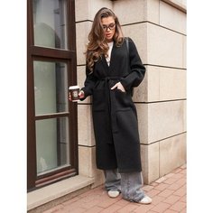 Кардиган KARACHTEX, размер 42-44, , черный