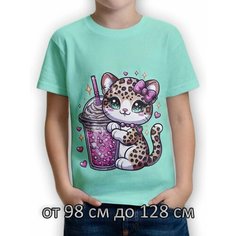 Футболка BONITO KIDS Базовая коллекция, размер 104/110, черный