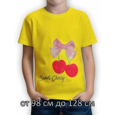 Футболка BONITO KIDS Базовая коллекция, размер 110/116, сиреневый