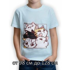 Футболка BONITO KIDS Базовая коллекция, размер 98/104, белый