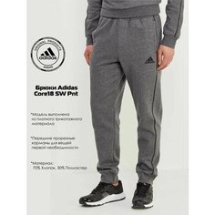 Брюки спортивные adidas Core 18 Sweat Pants, размер M, серый