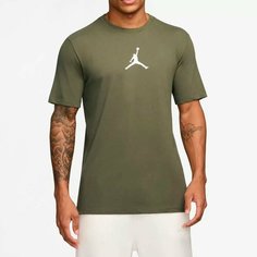 Футболка NIKE Dri-FIT, размер 48-50, хаки