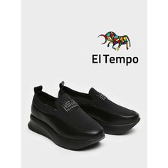 Кроссовки El Tempo, полнота 6 (RU)/ на среднюю стопу, размер 39, черный