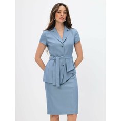 Комплект одежды KEY FASHION, размер 50, голубой, серый