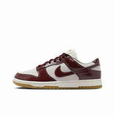 Кроссовки NIKE Dunk, полнота F (EU)/ на среднюю стопу, размер 6.5USW 4UK 37.5EU 36.5RU 23.5CM, бордовый, бежевый, белый