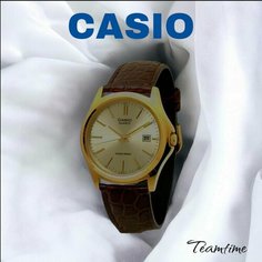 Наручные часы CASIO Collection, золотой/коричневый