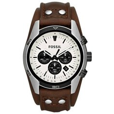 Наручные часы FOSSIL Coachman, коричневый/серебристый