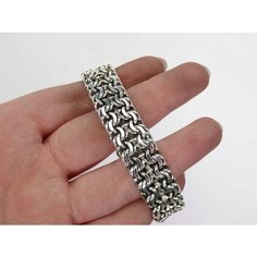 Браслет, серебро, 925 проба, длина 17 см. Нет бренда