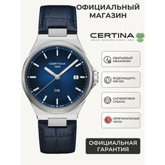 Наручные часы Certina, синий