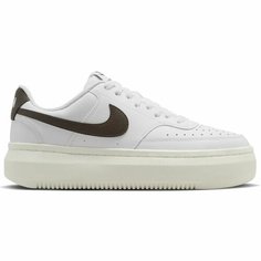 Кроссовки NIKE, размер 6.5 US, белый, коричневый