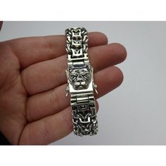 Браслет, серебро, 925 проба, длина 17 см., серебристый Нет бренда
