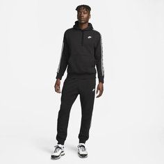 Костюм спортивный NIKE M NK CLUB FLC GX HD TRK SUIT, размер XXL, черный