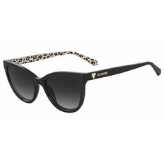 Солнцезащитные очки LOVE MOSCHINO, черный