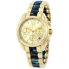 Наручные часы MICHAEL KORS Bradshaw, золотистый/зеленый