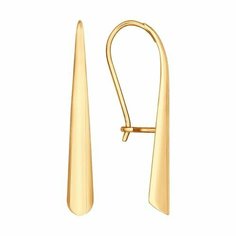 Серьги Яхонт, красное золото, 585 проба, длина 3.1 см, , золотистый