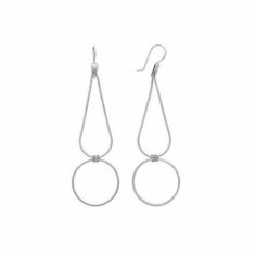 Серьги Яхонт, серебро, 925 проба