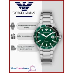Наручные часы EMPORIO ARMANI Diver, зелeный