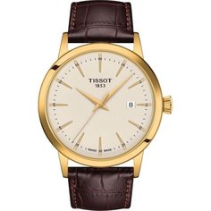 Наручные часы TISSOT, бежевый/коричневый