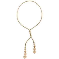 Колье STILE ME, серебро, 925 проба, золочение, длина 50 см., золотистый