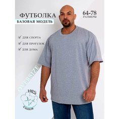 Футболка спортивная MAKSI MODA, размер 76, светло-серый
