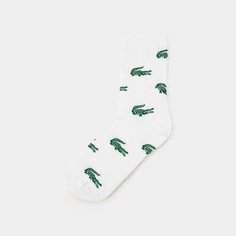 Носки спортивные LACOSTE, размер T6, белый