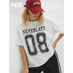 Футболка NEVERLATE, размер L, белый