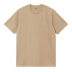Футболка carhartt, размер L, бежевый