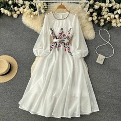 Сарафан , размер XXL, white No Brand