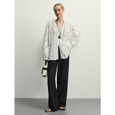 Брюки Zarina, размер S (RU 44), темно-коричневый