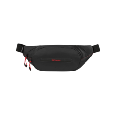 Сумка поясная Samsonite, фактура матовая, черный