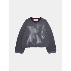 Свитер Jungles Jungles Two Tone Rib Knit, размер XL, , черный/серый