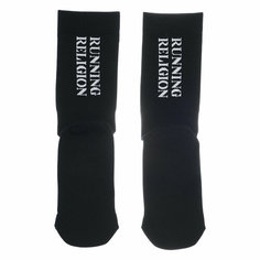 Носки RUNNING RELIGION BACK LOGO SOCKS, размер L, black