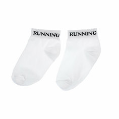 Носки RUNNING RELIGION INVISIBLE LOGO SOCKS, размер L, white